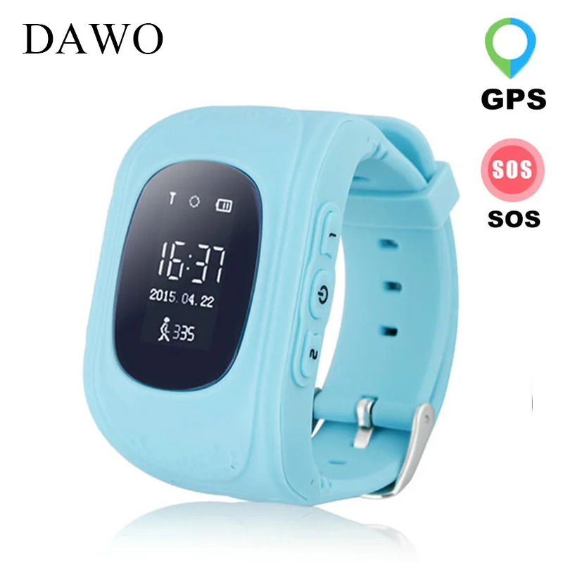 DAWO Q50 Детские умные часы SOS вызова для детей наручные GPRS gps Локатор Мобильного