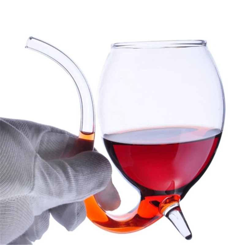 Специальное 300 мл красное вино кофе молочная кружка с соломинкой термостойкая