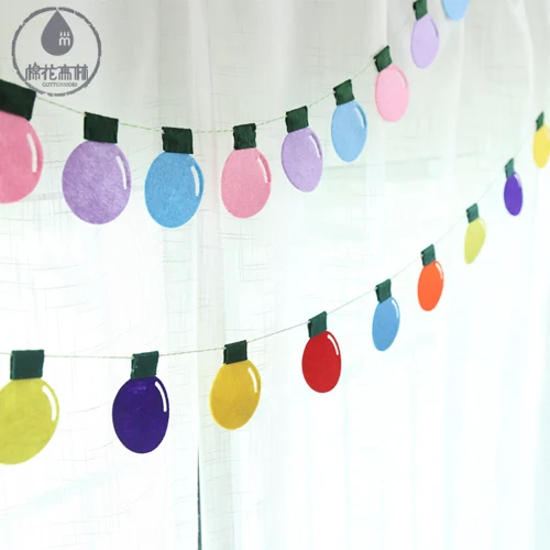 carlorful Non-woven bilayer stars bulb shape ornaments birthday party decoration wedding children room decorative | Дом и сад
