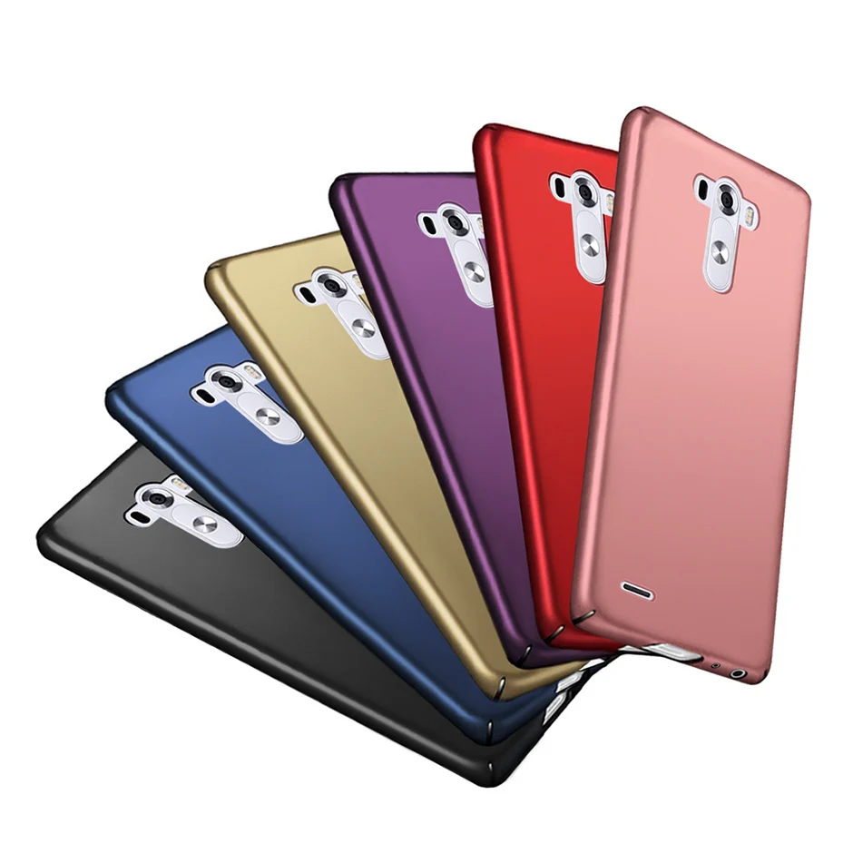 Жесткий ПК чехол для LG Optimus G3 5 &quotчехол роскошный простой матовый телефона G 3 D850 D851
