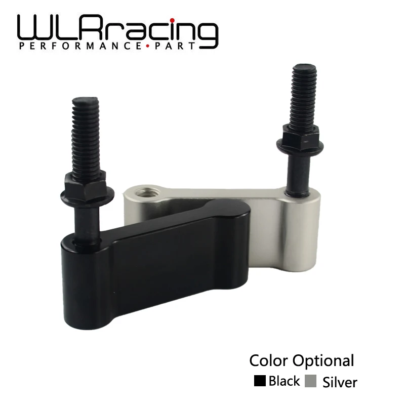 

WLR RACING - Aluminum M10*1.5MM ASR Style Dog Bone Shifter Relocator White Extender Adjustable for Honda/Acura WLR5468