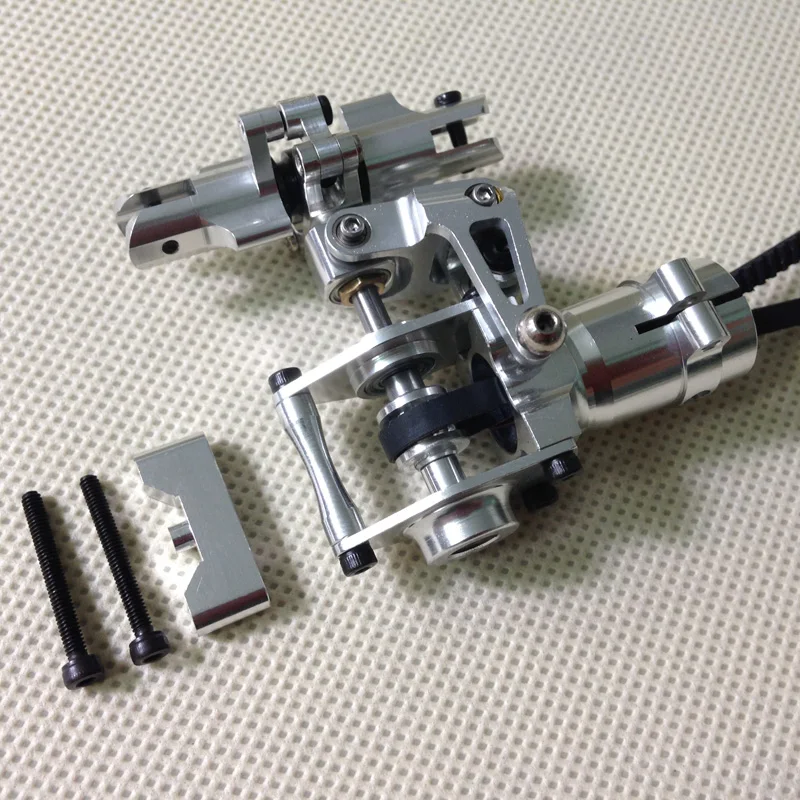 

Yuenhoang 1PC 450Sport/PRO/DFC Leather Drive Double Push Variable Pitch Tail Rotor Assembly for RC Helicopter Connector Parts