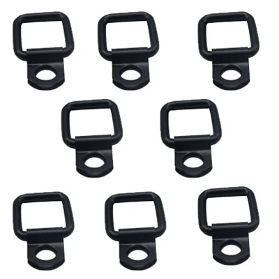 Only Tie Downs Wrangler аксессуары 8 Hardtop быстросъемные Болты Винты для большого пальца и 8 d-образных колец для Jeep Wrangler YJ TJ JK JKU - Название цвета: Only Tie Downs