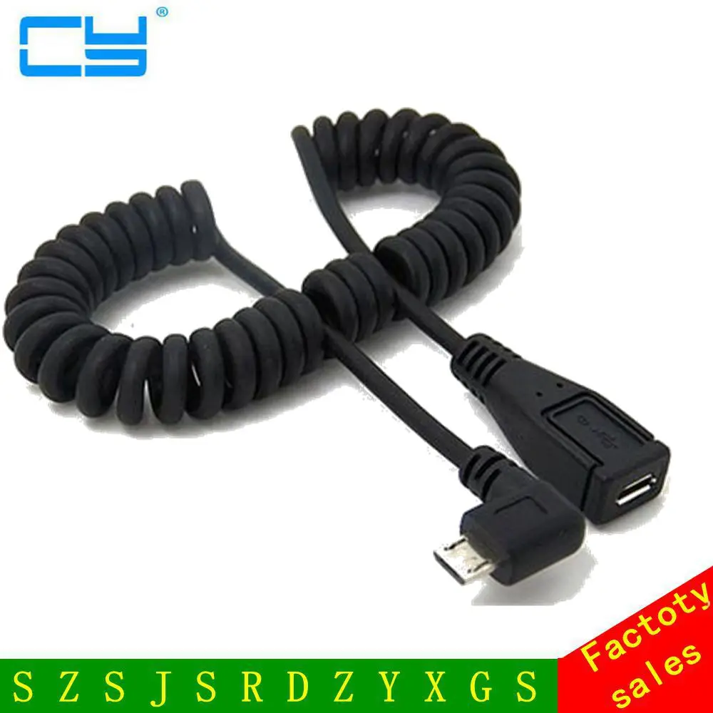 1 шт. удлинитель для телефонов 90 градусов|angled micro usb|right angle usbmale to female usb |