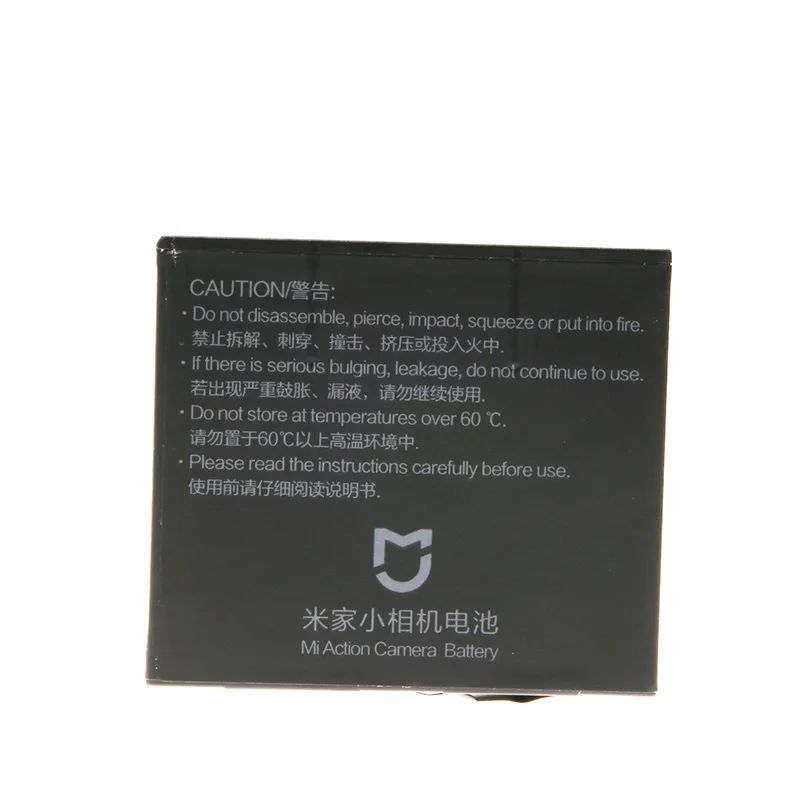 Для Mijia 1450mAh 3,8 V перезаряжаемые внешние литиевые батареи для XIOMI Mijia Smart 4k Аксессуары для спортивной экшн-камеры
