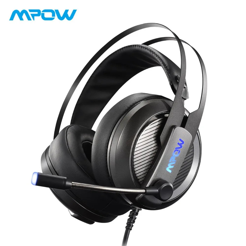 Mpow EG4 USB Проводная игровая гарнитура с микрофоном наушники вкладыши виртуальный