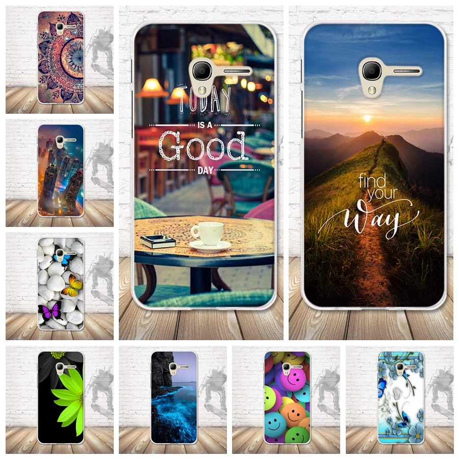 Защитный чехол для телефона Alcatel POP 3 5 0 дюйма 3G OT5065 мягкий силиконовый s сумки |