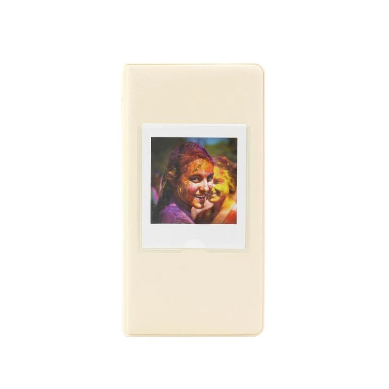 Для фотоальбома моментальной камеры Fujifilm Instax Square SQ20/SQ10/SQ6/SP-3, 64 кармана, Бумажная книга, чехол альбом для хранения - Цвет: Beige