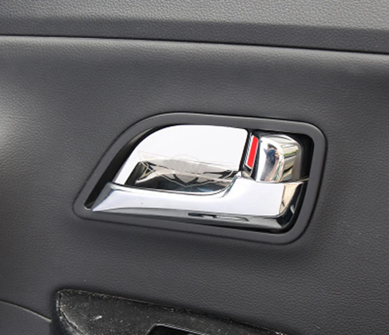 4pcs/lot Car-styling Auto Door Inner Bowl Sticker interior moulding Handle Cover Trim for Kia K2 2011-2016 C163 | Автомобили и