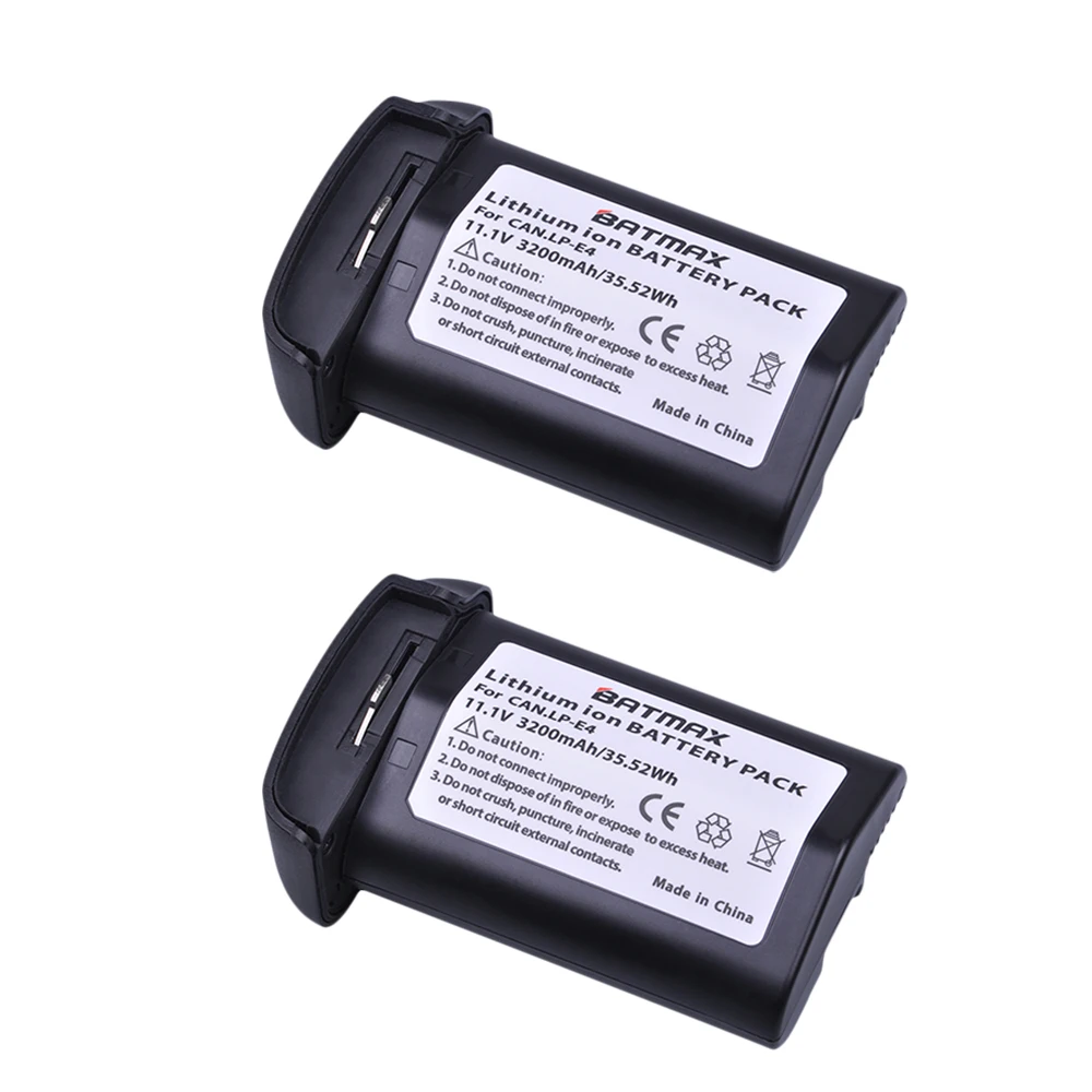 Литий ионный аккумулятор для цифровых зеркальных камер Canon EOS 1D Mark 3 III 1DX 4 IV 3200 мАч