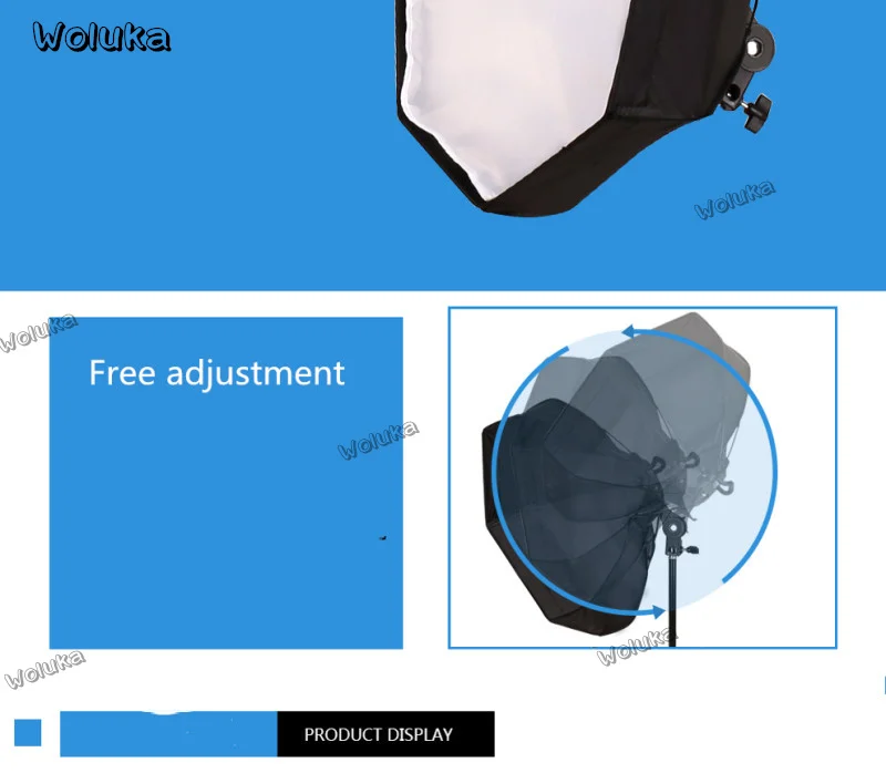 LED photographic lamp octagonal top cantilever rack flexo Box Studio Clothing portrait overhead Lighting CD50 T13 | Электроника