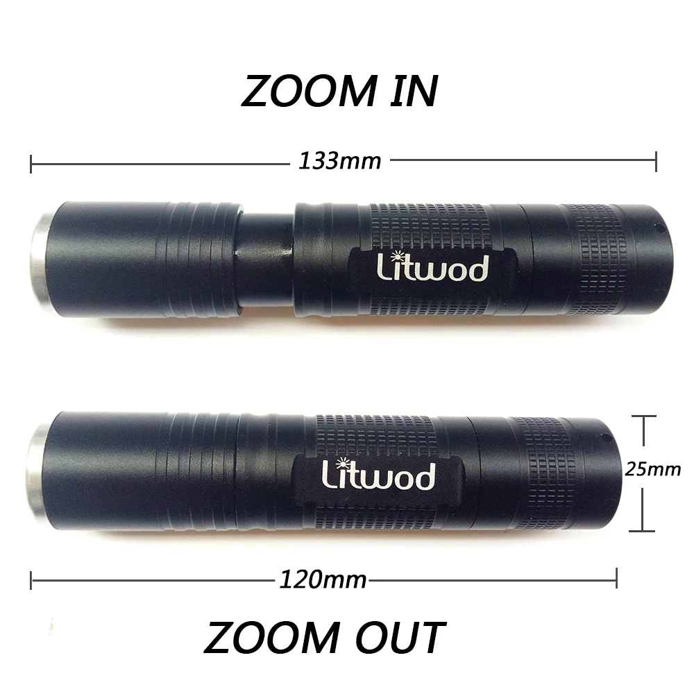 Litwod S5Z20 3800LM светодиодный фонарик высокого качества 5 режимов профессиональная XM-L2 Масштабируемая лампа факел освещение