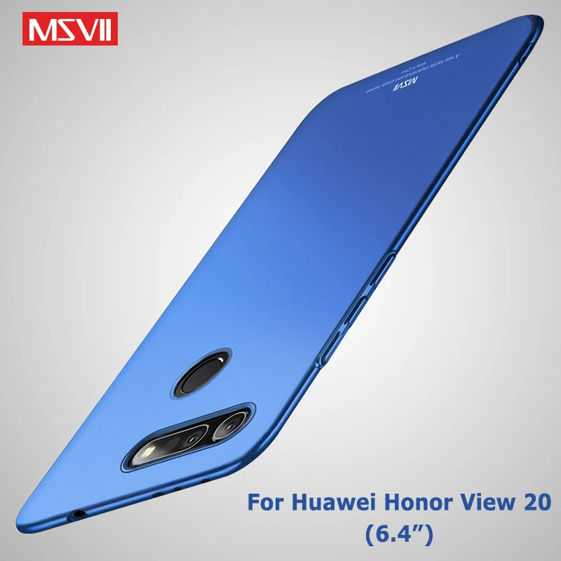 Honor 20 Pro Чехол Msvii матовый чехол для huawei Honor 20 Lite 10 10i 20i 20S SE Чехол Жесткий PC чехол для huawei View 20 V20 чехол s