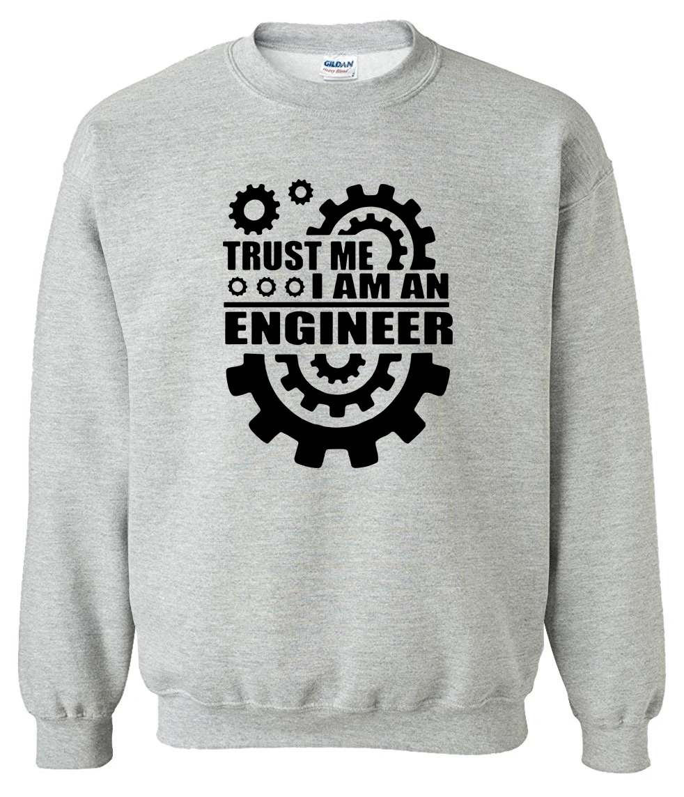 Мужская толстовка с капюшоном Trust Me I Am An Engineer Повседневная Толстовка в стиле