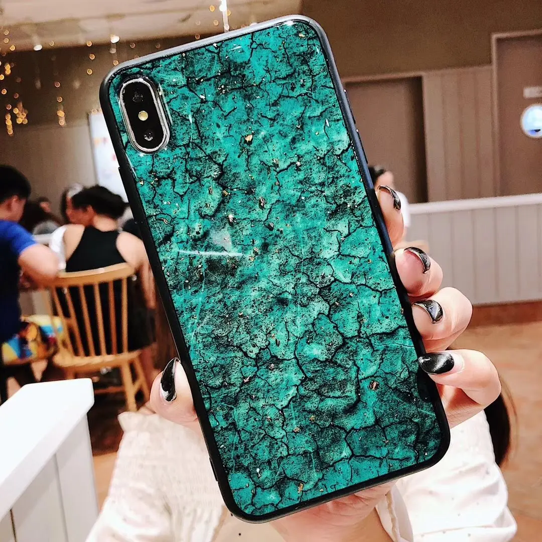 Чехол из золотой фольги с блестками пчела для Samsung S8 S9 S10e Note 10 9 8 A30 A50 A70 a80 a90 iPhone 11 Pro