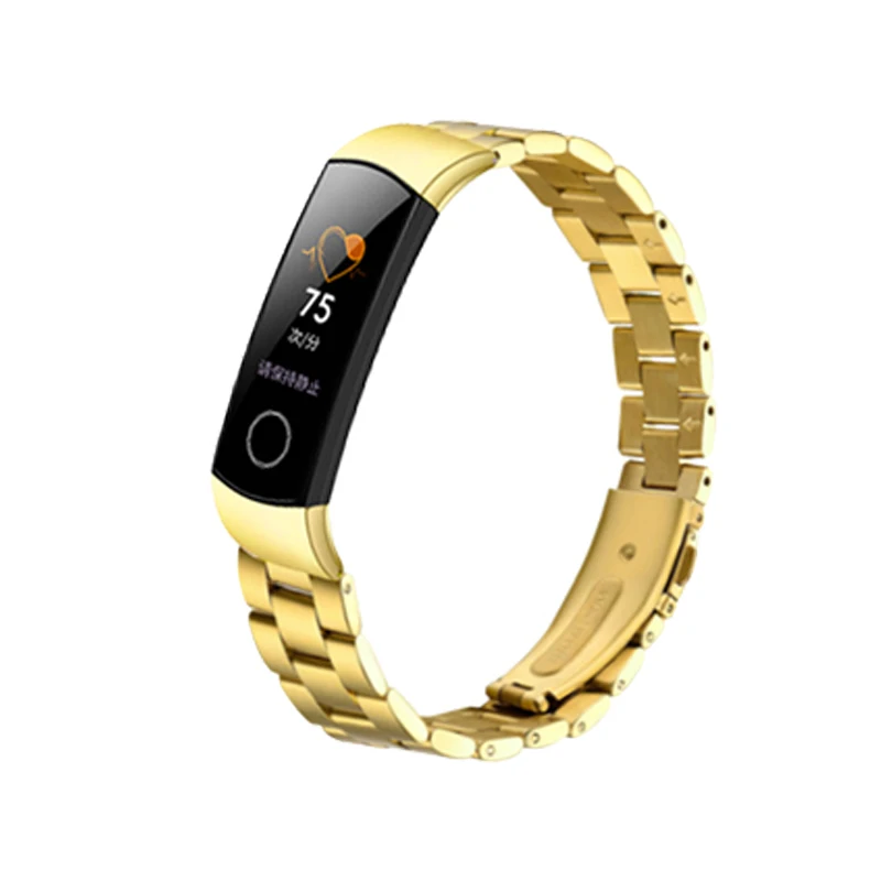 Металлический ремешок для часов huawei Honor Band 4 ремешок Металлический Стальной браслет huawei Band 4 ремешок браслет из нержавеющей стали замена