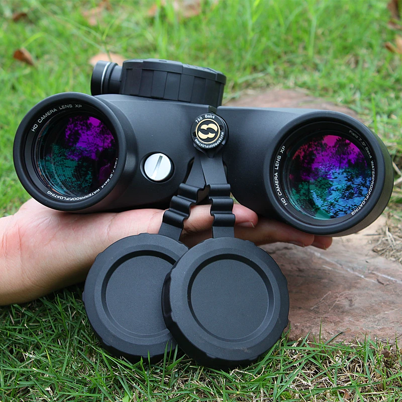 Мощный Военное бинокль Водонепроницаемый азота телескоп высокой четкости 7x50