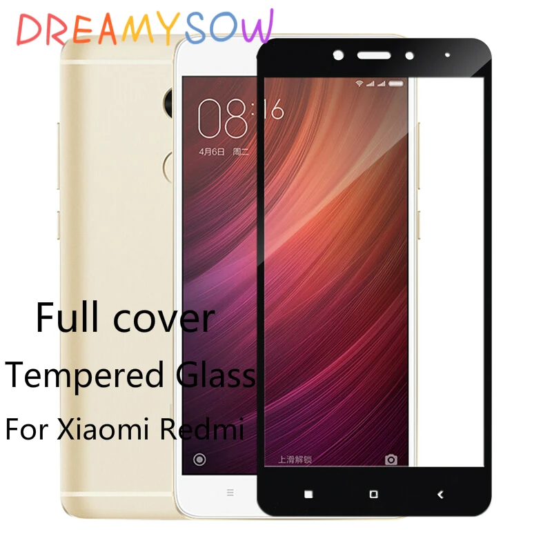 Полное покрытие из закаленного стекла для Xiaomi Redmi 4X Prime Pro 4A 4 Standard Note MTK X20 32 Гб 64