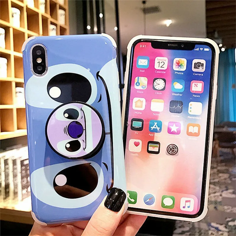 Силиконовый чехол с мультяшным рисунком для iphone 7 милая кукла мягкая задняя