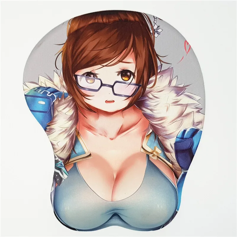 MEI аниме 3D Oppai коврик для мыши подставка для запястья