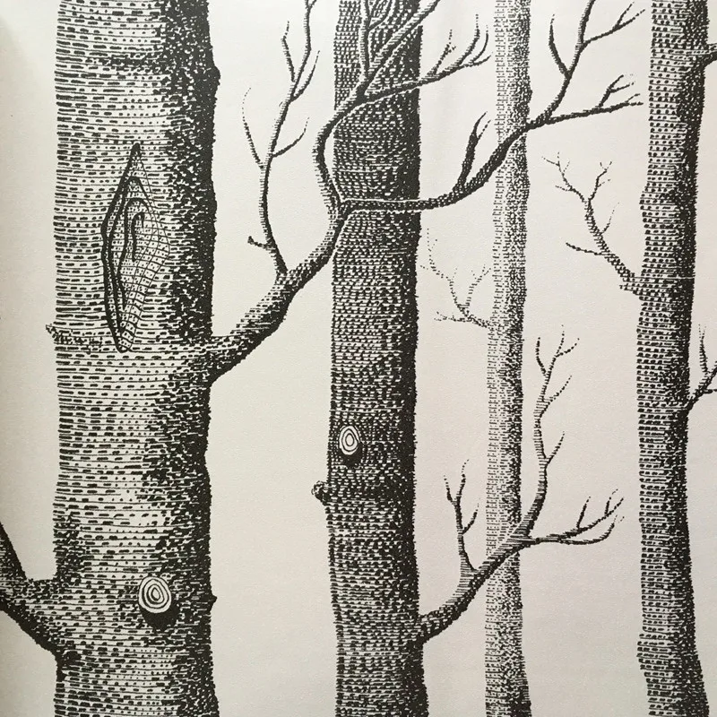 Новые обои beibehang 3D с березовым лесом и деревьями для спальни гостиной магазина