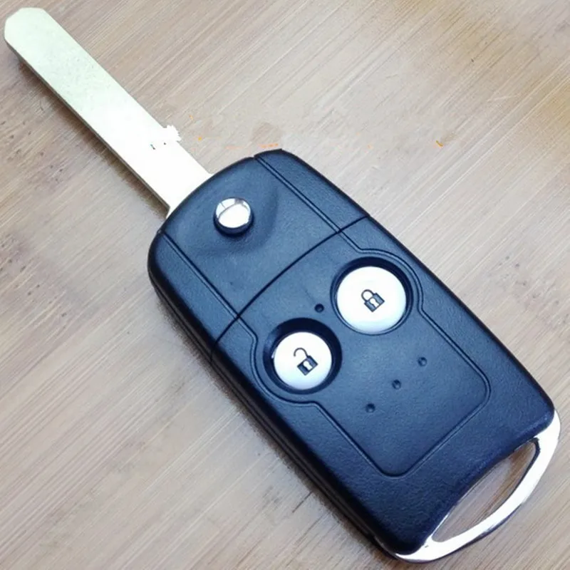 Замена DAKATU 2 кнопки Раскладной Автомобильный чехол для ключей Honda CRV ODYSSEY Accord Civic