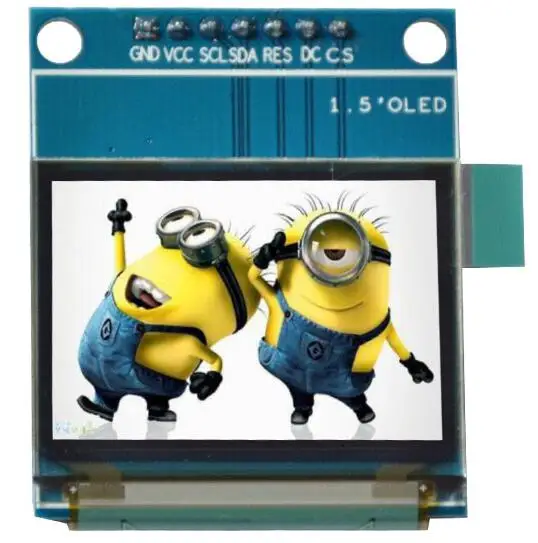 Модуль OLED дисплея 1 27 дюйма 7PIN полноцветный SSD1351 IC 128(RGB)* 96 SPI интерфейс|interface|interface