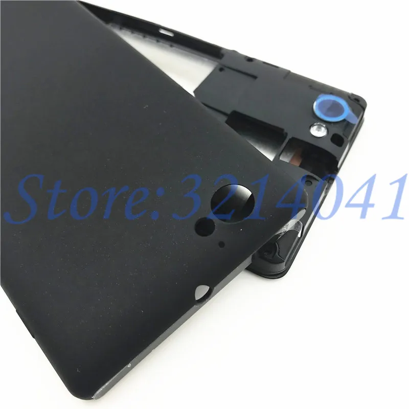 Full Housing LCD panel Middle frame case Battery door cover Side button For Sony Xperia M C1904 C1905 C2004 C2005 Repats | Мобильные