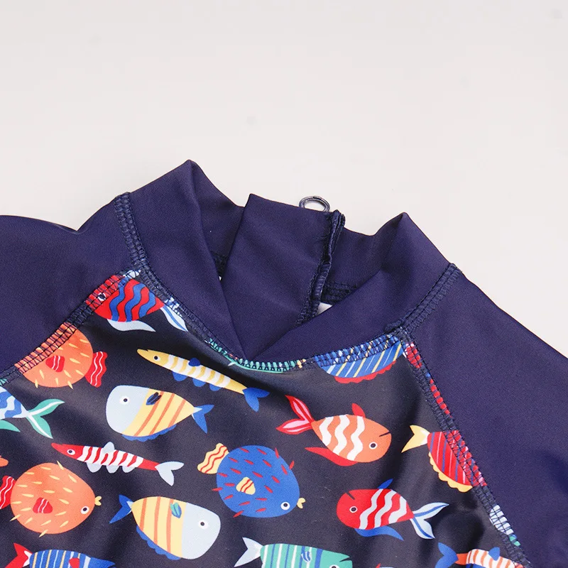 

18m, 24m baby one-piece swimsuit baby summer swimwear with fish pattern