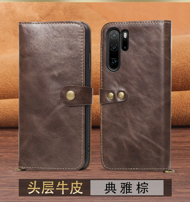 Винтажный чехол из натуральной кожи с откидной крышкой для телефона huawei mate 10pro 20pro P20 P20pro P30 P30pro P30lite, супер роскошный чехол-кошелек, сумки