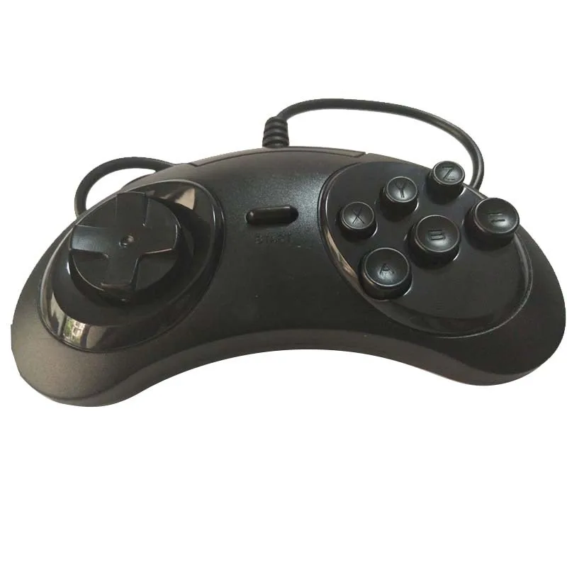 Геймпад SEGA Genesis/MD2 Y1301 игровой USB контроллер с 6 кнопками держатель джойстика для ПК