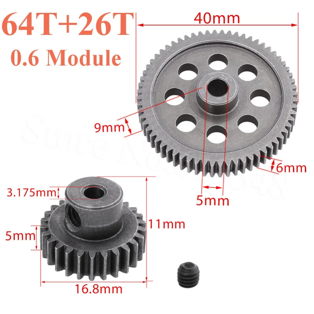 Детали для двигателя HSP 11184 шестерня 3 175 мм 17T 21T 26T 29T 11189 11176 11181 11119 94111|hsp 94111|main gearhsp