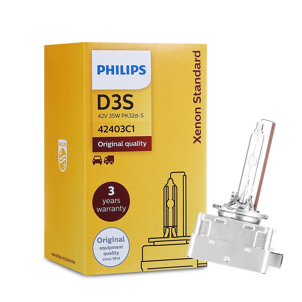 Philips ксеноновые фары для автомобиля 12V 35W 4200K D1S D2S D2R D3S D4S Стандартный Ярче Авто