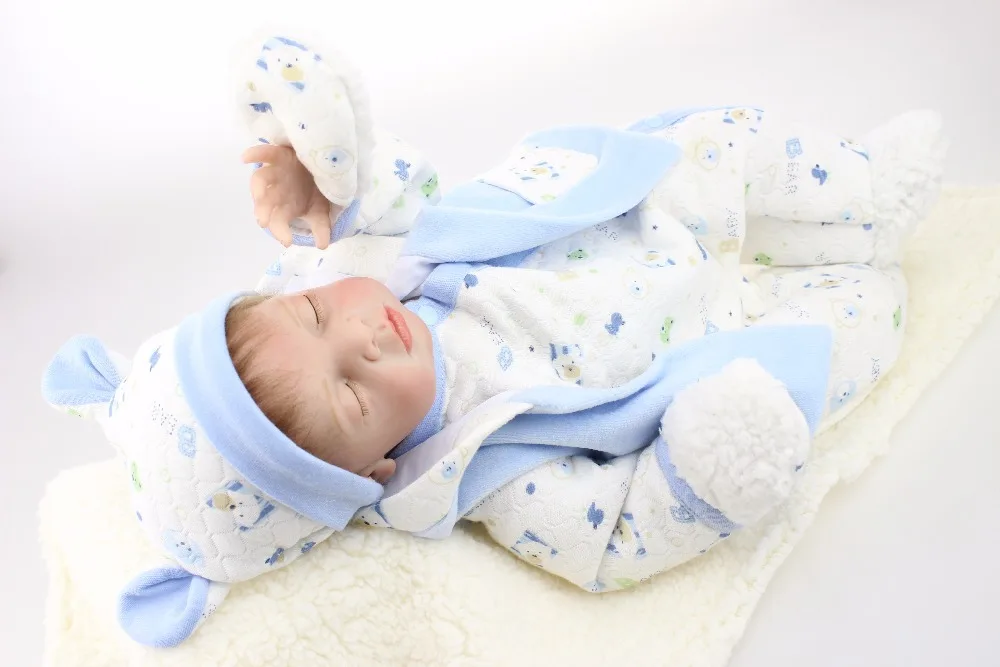 Новый дизайн 20 дюймов кукла для новорожденных мягкая мохеровая живая ткань боди