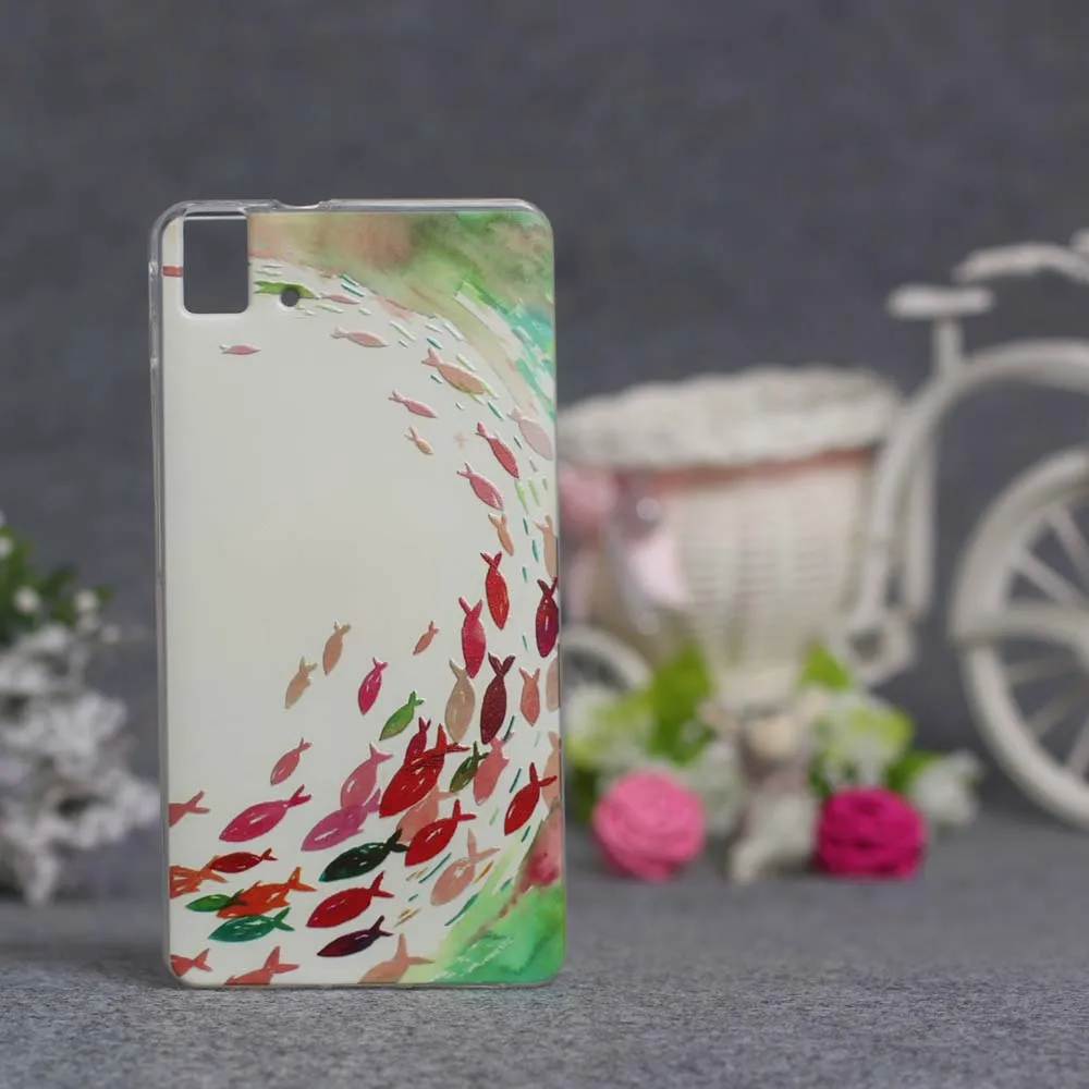 Мягкий чехол из ТПУ для BQ Aquaris E5 4G цветной телефона с 3D принтом роскошные