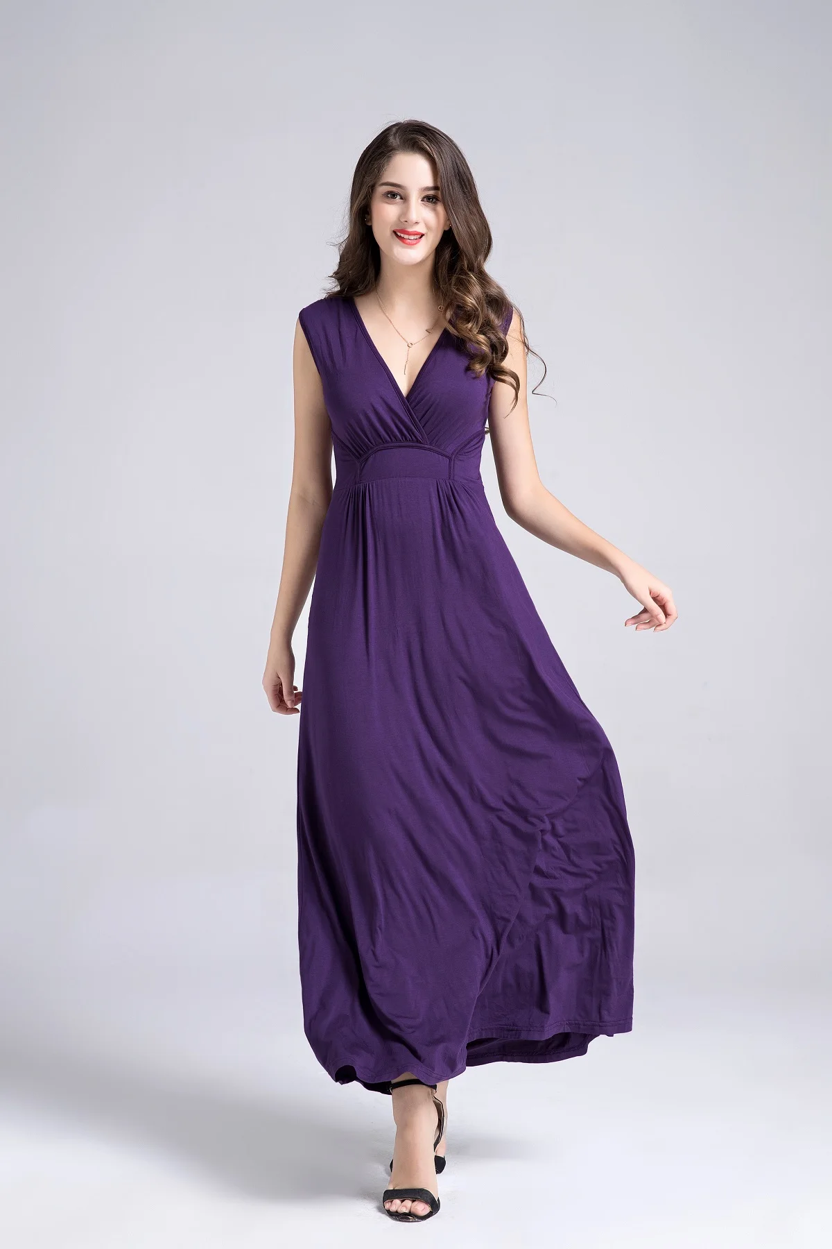 AYUNSUE длинное платье в стиле бохо Макси-Платье Vestidos Verano 2019 вечерние платья для