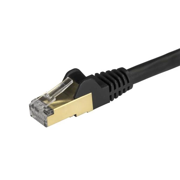 StarTech.com Кабель де 0 5 м красный Ethernet RJ45 Cat6a Blindado STP-кабель грех Enganche Snagless негр U/FTP (S |