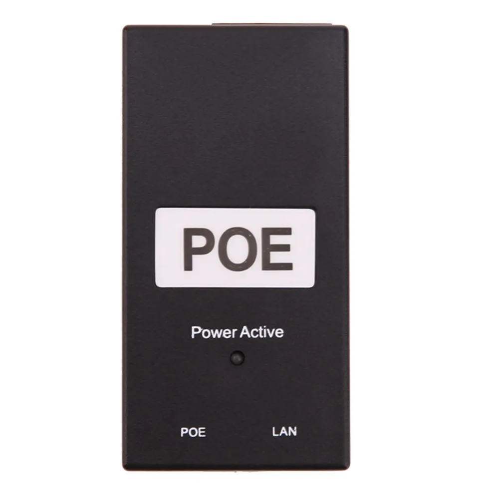 ALLOET POE адаптер питания CCTV 24 в 0 5 А Вт Настольный инжектор Ethernet переключатель
