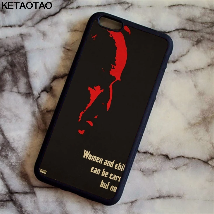 Классические Чехлы KETAOTAO Godfather для iPhone 4S 5C 5S 6 6S 7 8 Plus X Samsung S7 NOTE мягкий ТПУ резиновый силиконовый чехол|case for