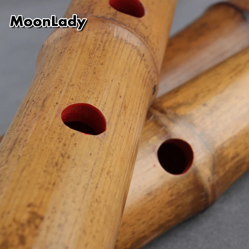 D ключ Bamboo Shakuhachi флейта 5 отверстий коричневый японский Музыкальные инструменты с симпатичным разрезом деревянный духовой инструмент