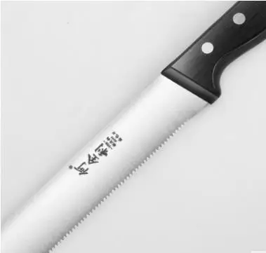 Serreted knife Большой размер из нержавеющей стали Расширенный профессиональный нож для арбуза зазубренный хлеб торт тост резак Ножи Инструмент для пекарей нож для фруктов - Цвет: Serreted knife