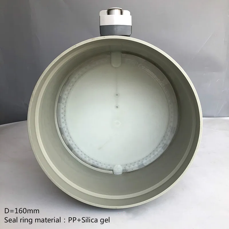 D = 110/160/200 мм полипропиленовая воздушная Демпферная заслонка HVAC Электрический воздуховод приводной клапан для вентиляционных труб клапан высокая производительность герметизации