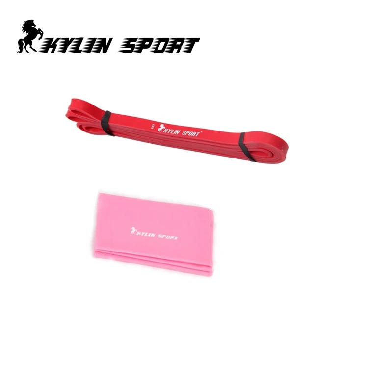 Набор из 2 эластичных лент м розовая лента для йоги и латексные резинки фитнеса