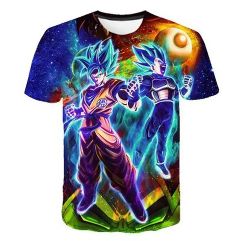 TS3204 Новинка года, Детская футболка с 3d принтом Dragon Ball DBZ Bulma Super Saiyan vegeta футболка с японским аниме летняя модная детская футболка - Цвет: TS3204