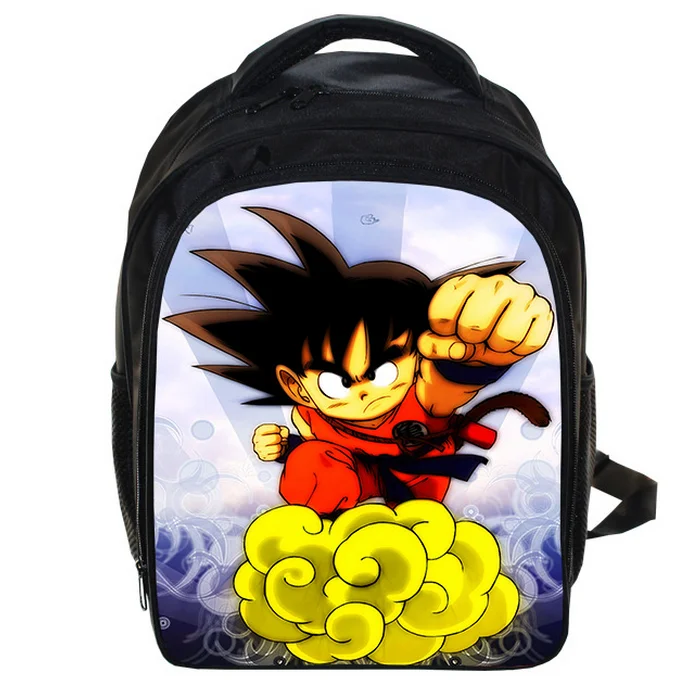 002 13 дюймов Детский рюкзак Dragon Ball Z рюкзак Sun Goku детские школьные сумки для мальчиков и девочек повседневные Рюкзаки студенческая сумка Mochila - Цвет: 002