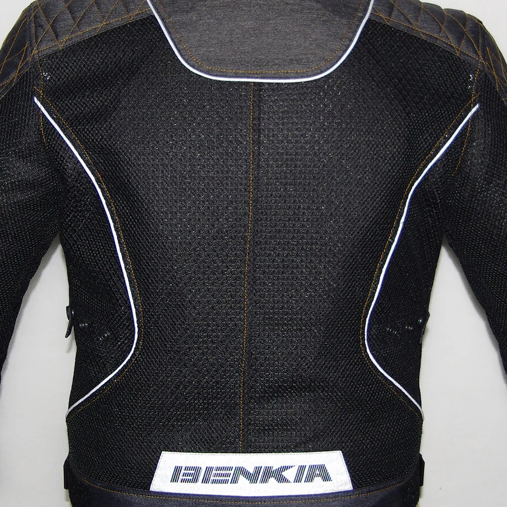 BENKIA летняя мотоциклетная куртка сетчатая дышащая ретро стиль Chaqueta для