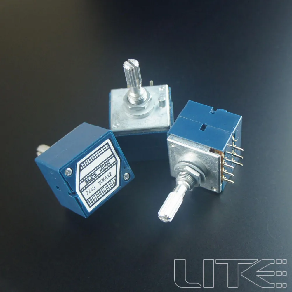 1 шт. 27 видов потенциометр Япония ALPS громкости 2x50K|potentiometer volume|potentiometer alpspotentiometer types
