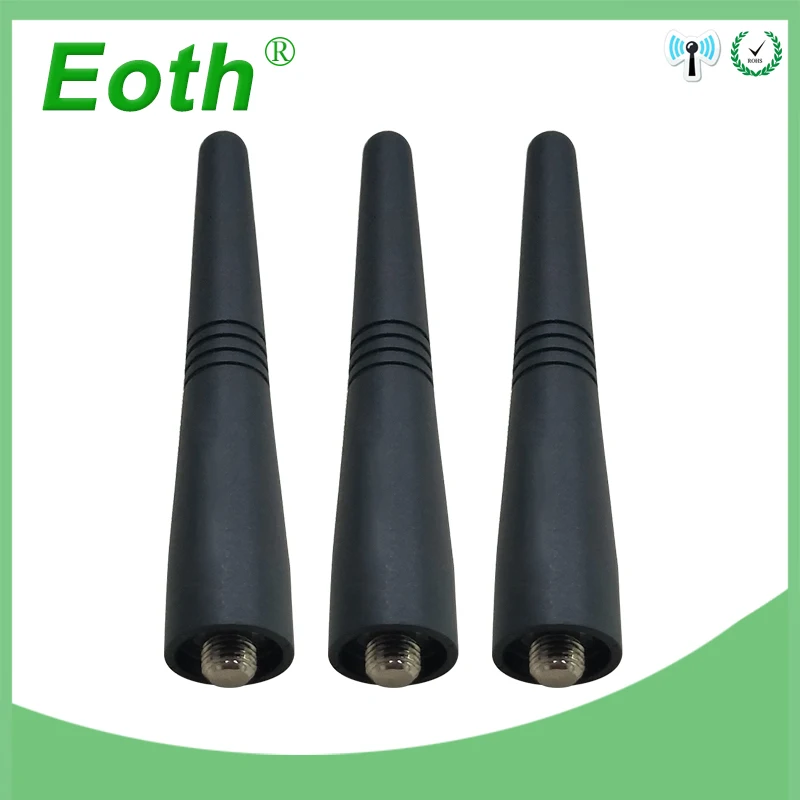 5pcs Stubby Walkie Talkie Antenna UHF 400-470MHz Compatible for Motorola PMAE4002 PMAE4002A PMAE4003 PPR860 EX500 Ham Radio