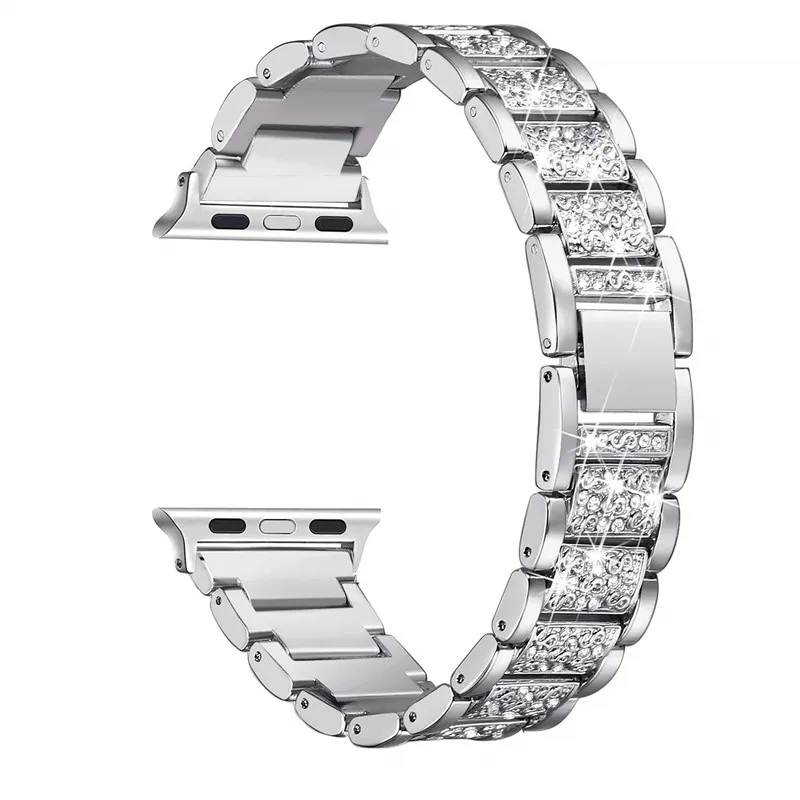 Bands Compatible for Apple Watch Band women 38mm 40mm 42mm 44mm Metal Replacement Wristband Iwatch Series 4 3 2 1 strap | Наручные часы