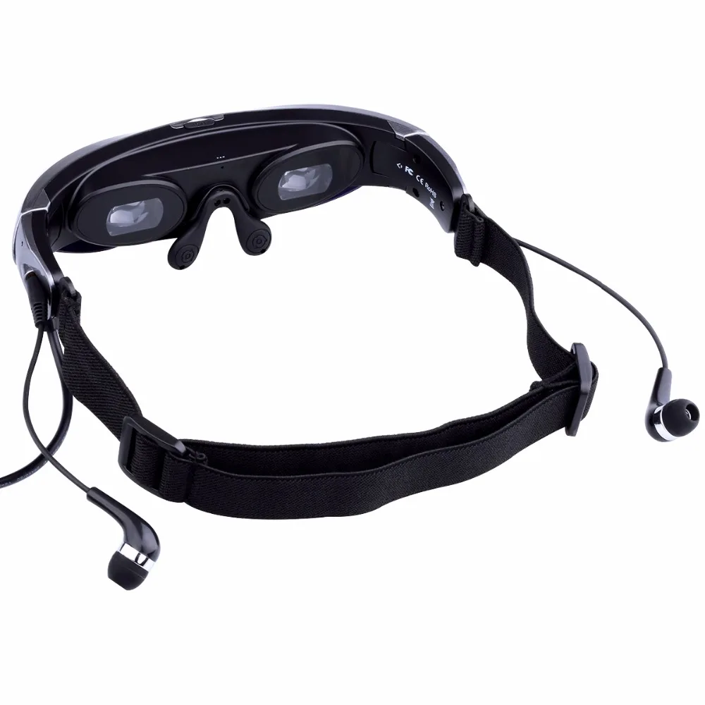 Excelvan 922A 2D VR Видеоочки 80 дюймов HD Экран 640*480 Разрешение FPV-системы FO MultiCopter Drone с AV /USB
